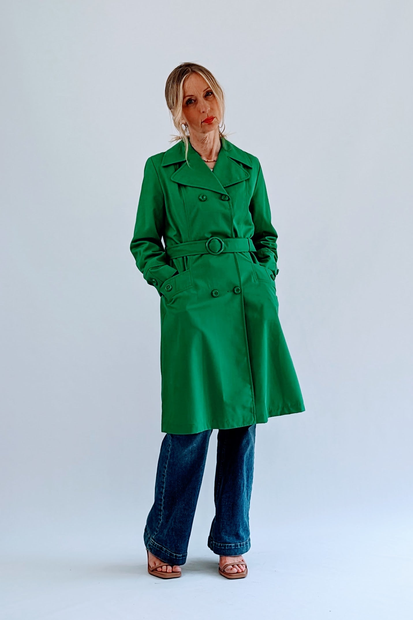 Green summer clearance coat