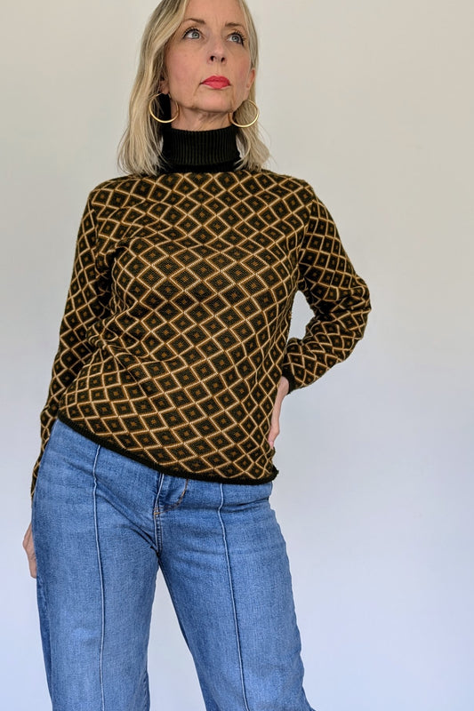 1970's Vintage Roll Neck Jumper