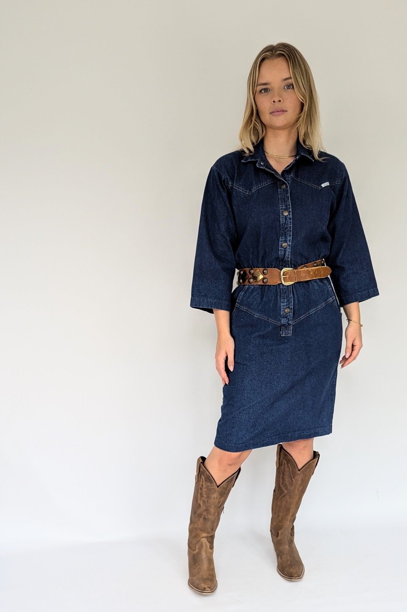 1980s Denim Dress by Dreams