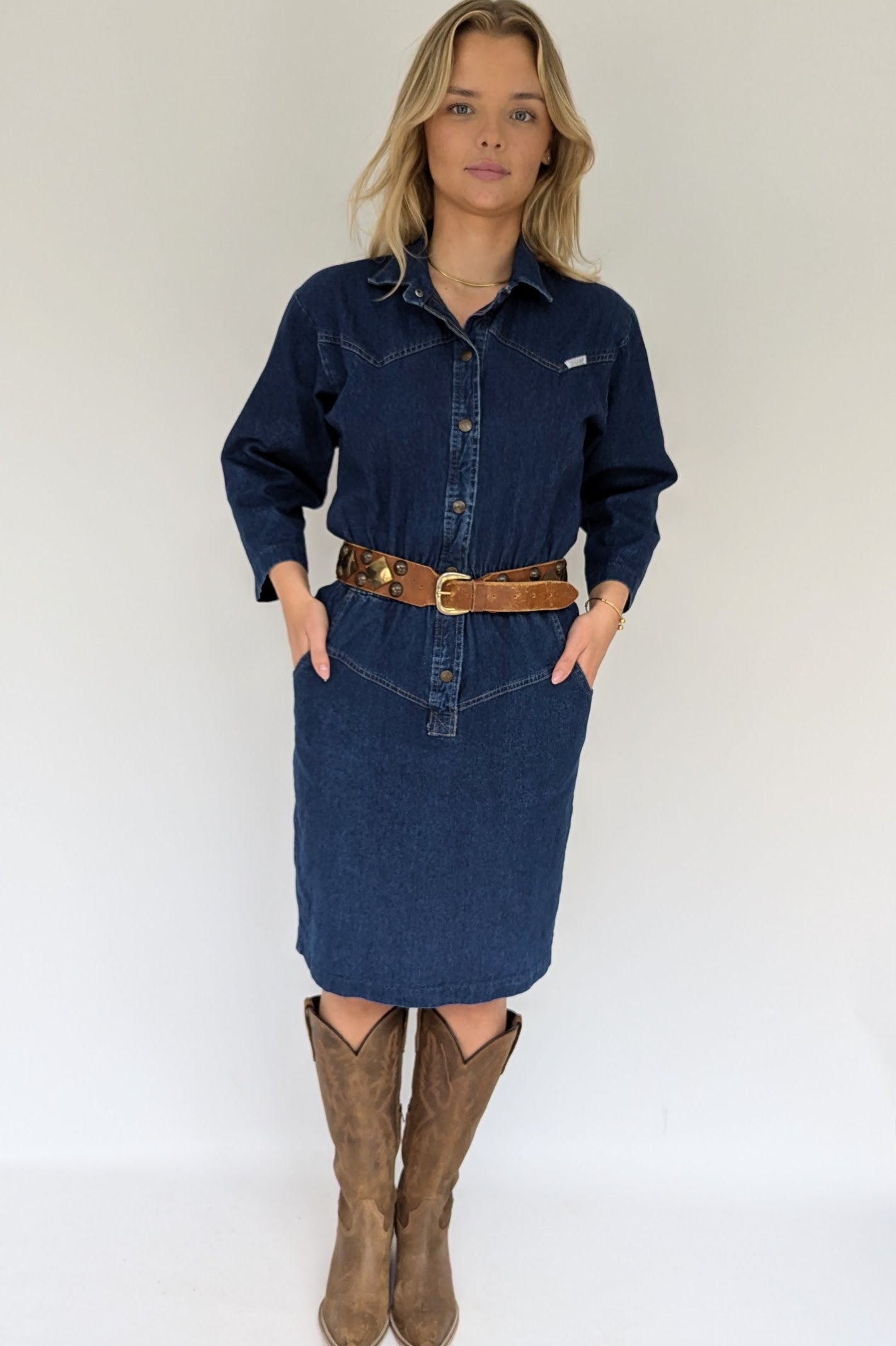 1980s Denim Dress by Dreams