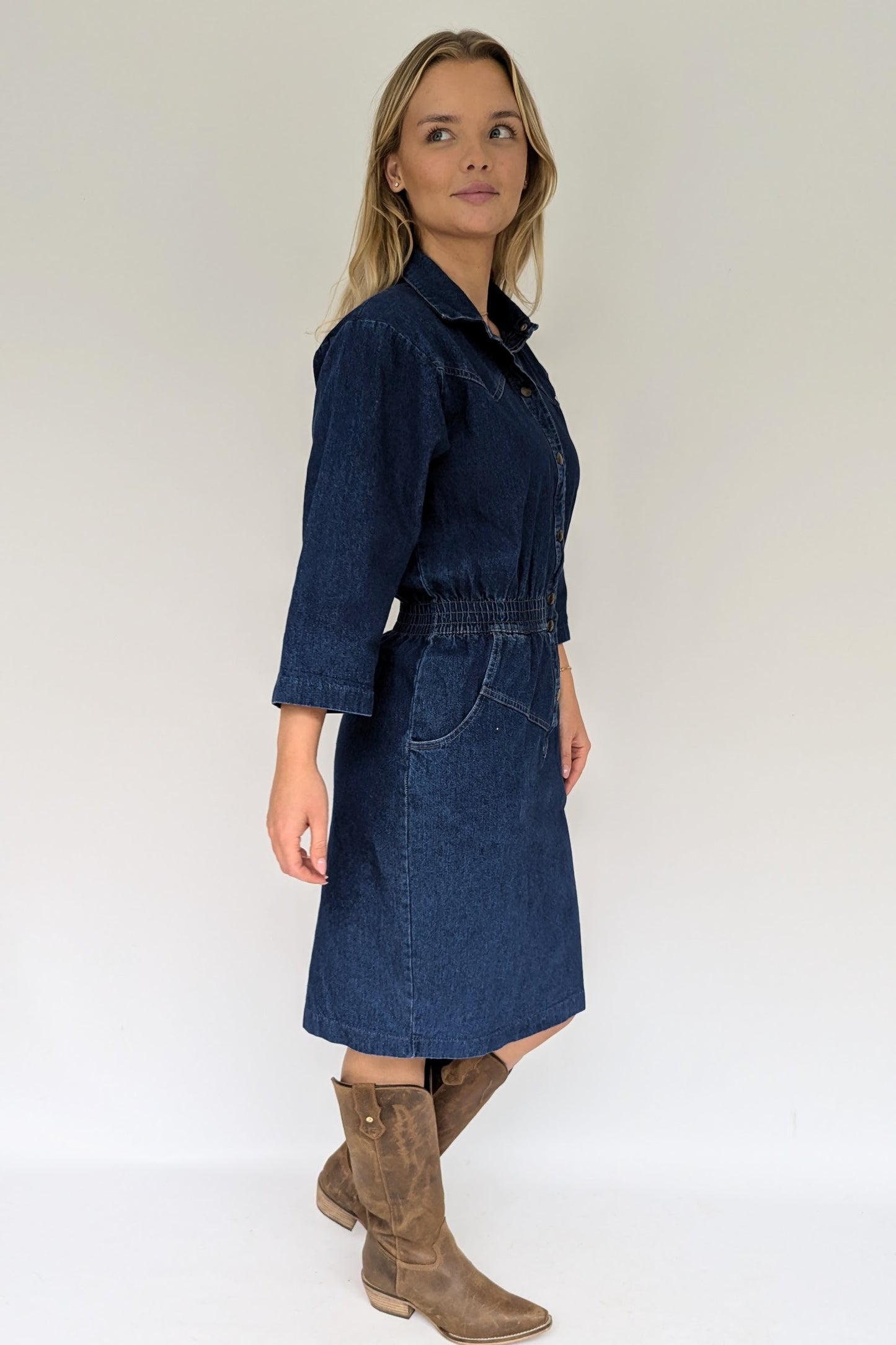 1980s Denim Dress by Dreams