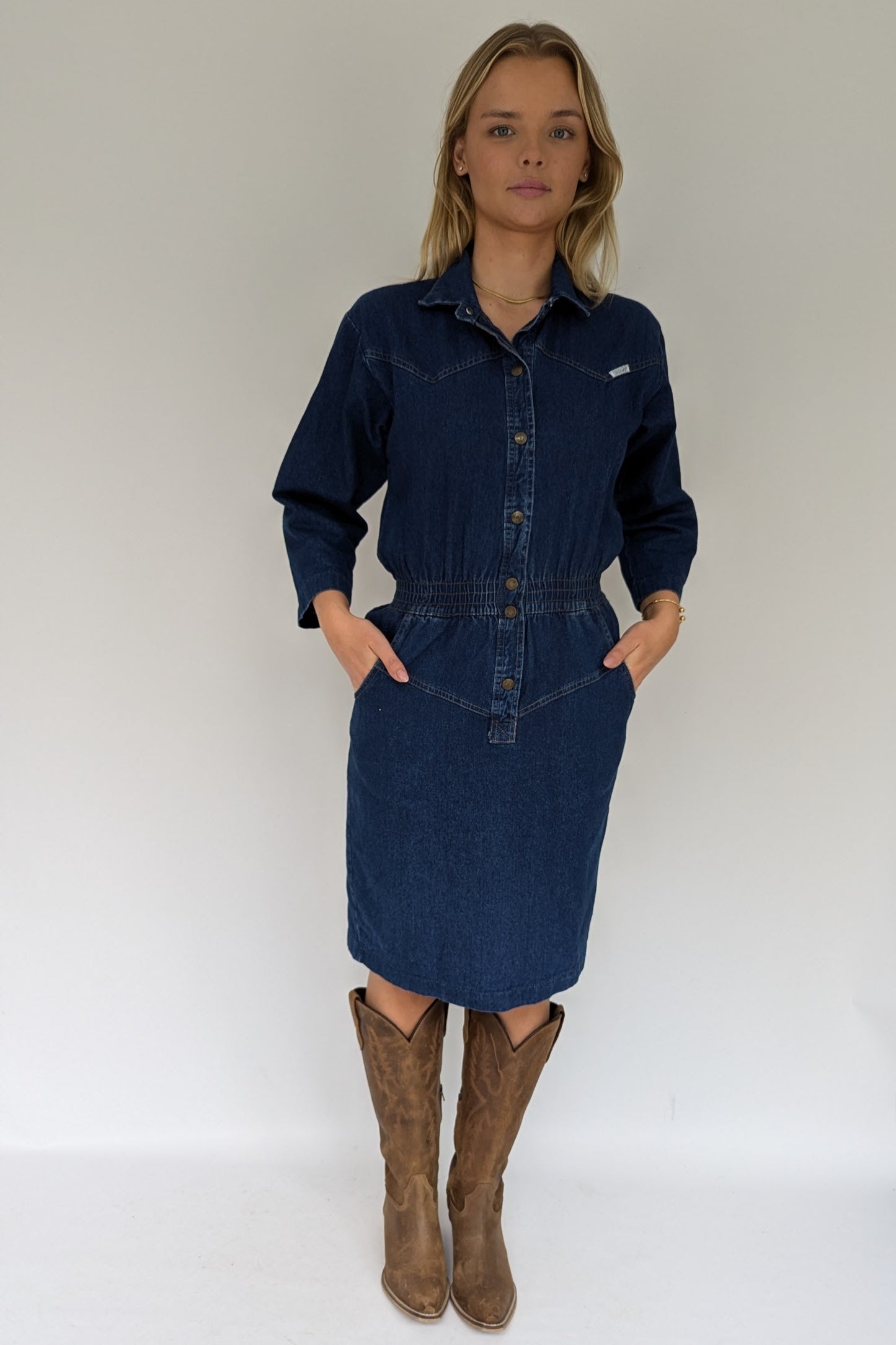 1980s Denim Dress by Dreams