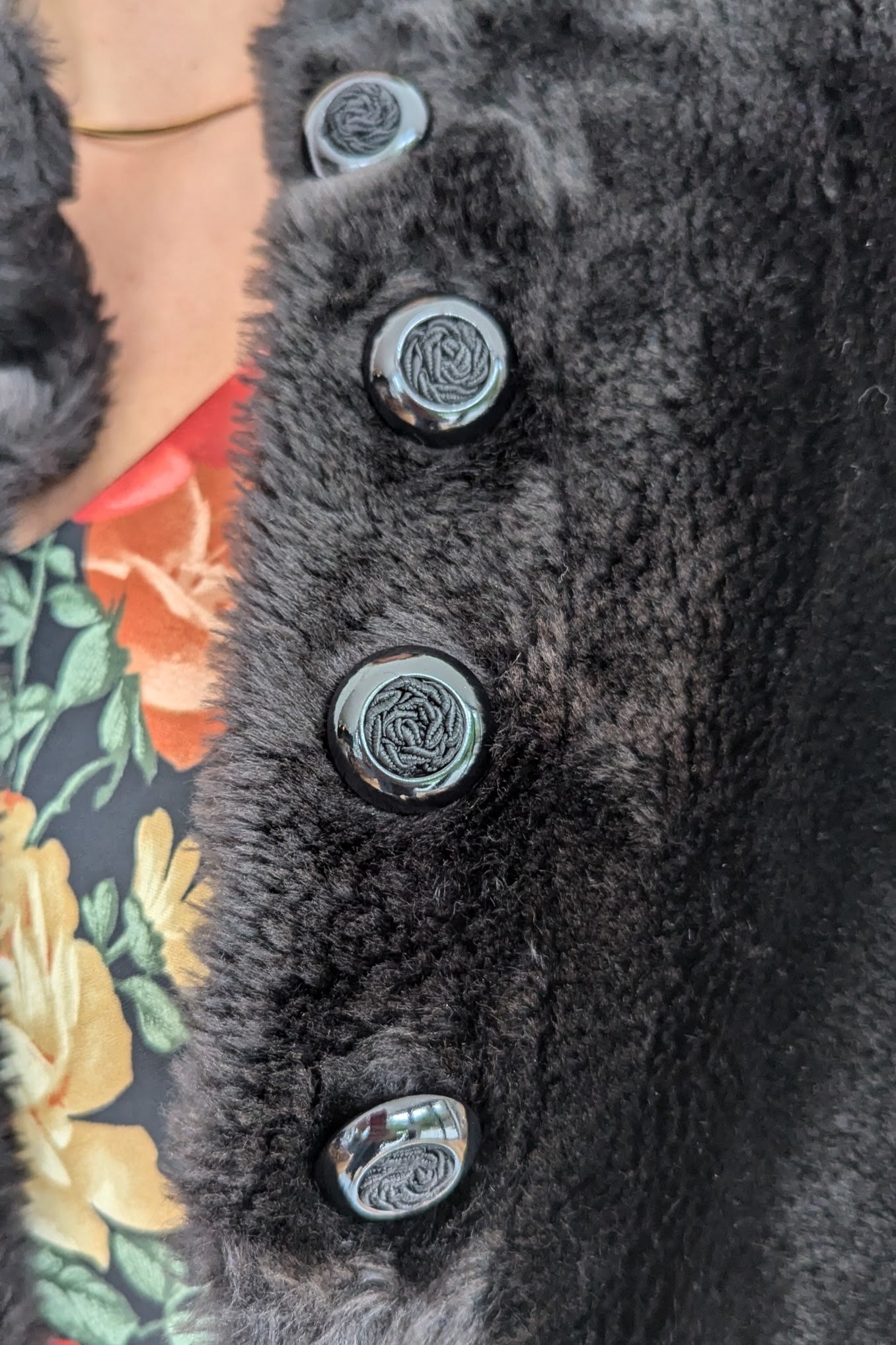 1960s Faux Fur Opera Cape