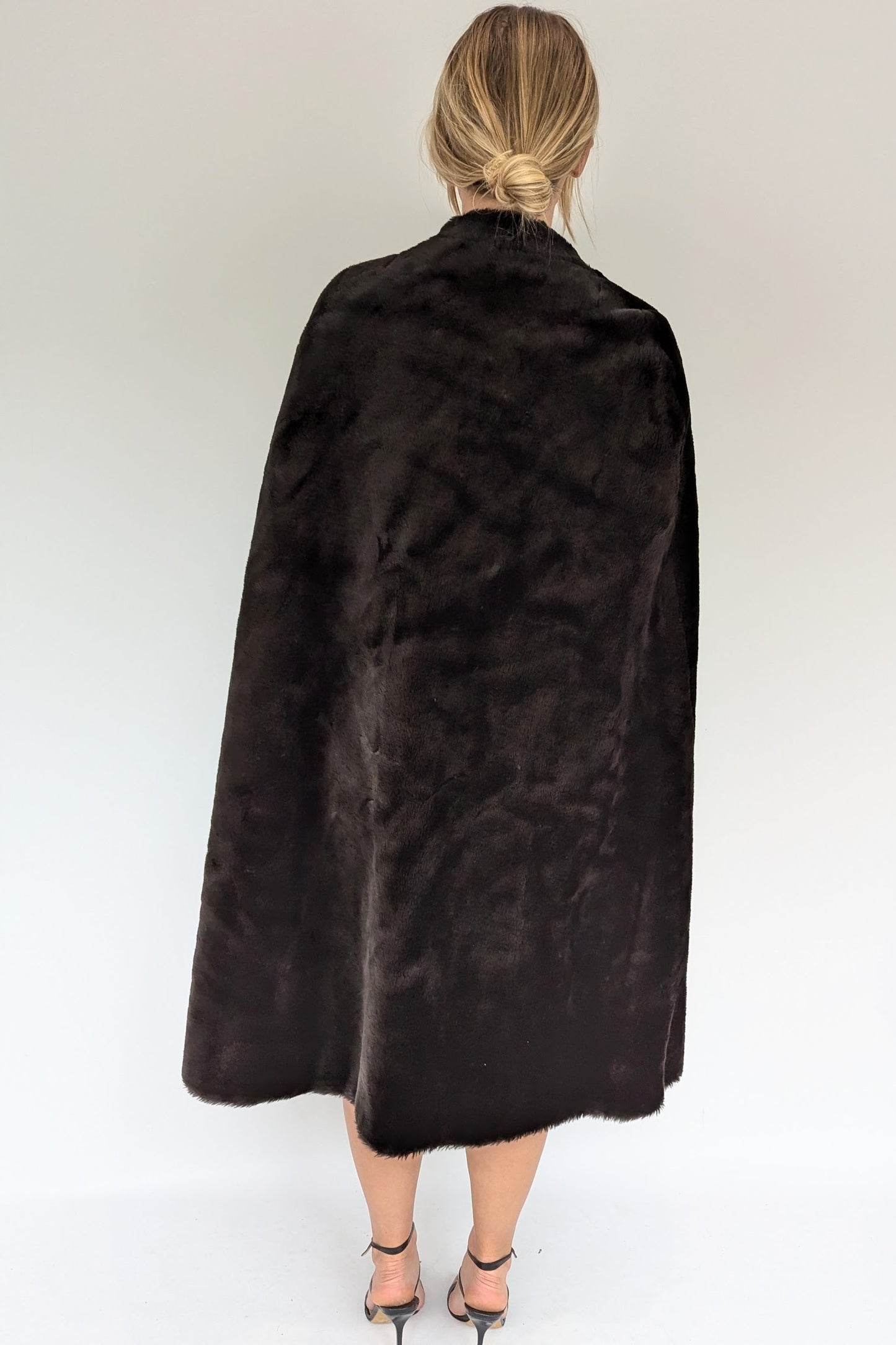 1960s Faux Fur Opera Cape