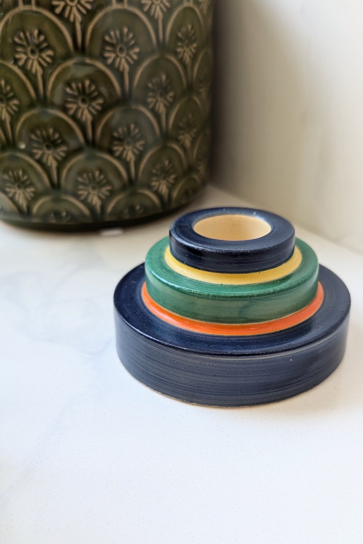 Gray's Pottery Candle Stick Holder