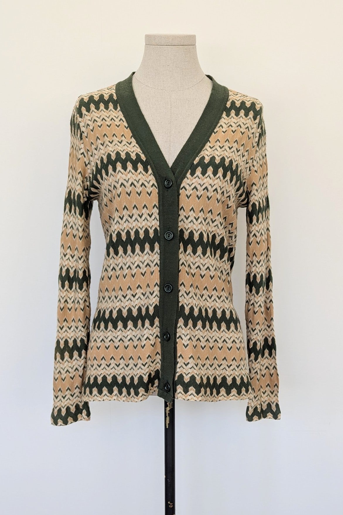 1970s Zig Zag Cardigan