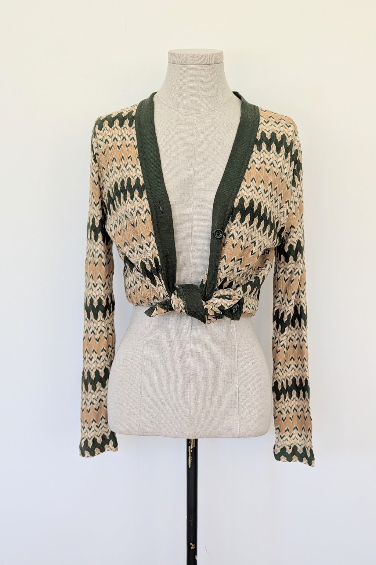 1970s Zig Zag Cardigan