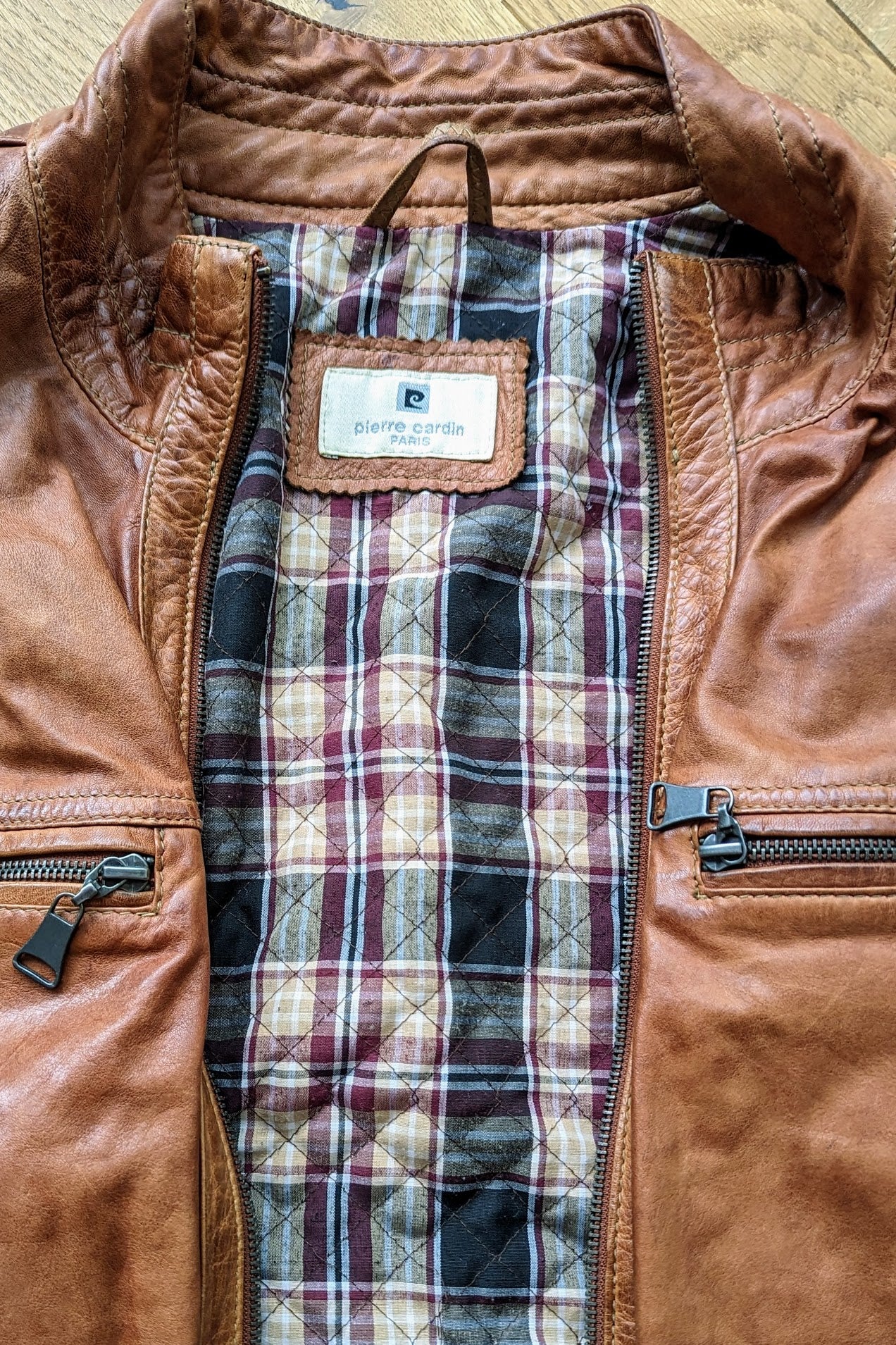 ⏩Pierre Cardin zip up jacket in blue 4021/6000/40329 ᐈ Price 6072 UAH ᐈ Buy  in the online store Pierre Cardin